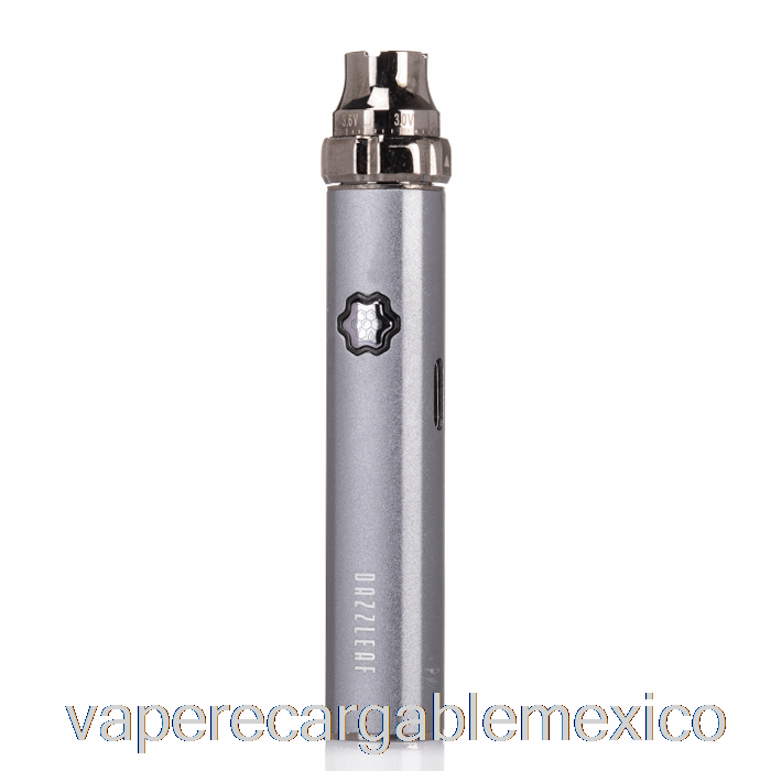 Vape Recargable Dazzleaf Squarii Top Twist 510 Batería Gris Oscuro